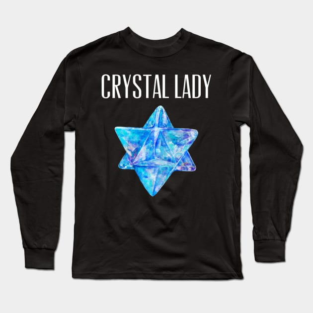 Crystal lady Long Sleeve T-Shirt by Cleopsys